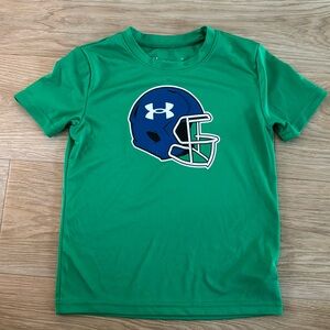 Green under armour drifit short sleeve tee